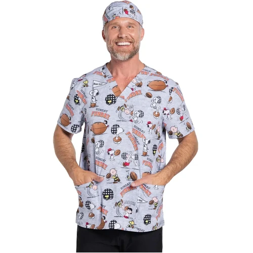 WORKWEAR, SAFETY & CORPORATE CLOTHING SPECIALISTS  - Unisex Scrubs Hat-Snoopy Funday-One Size