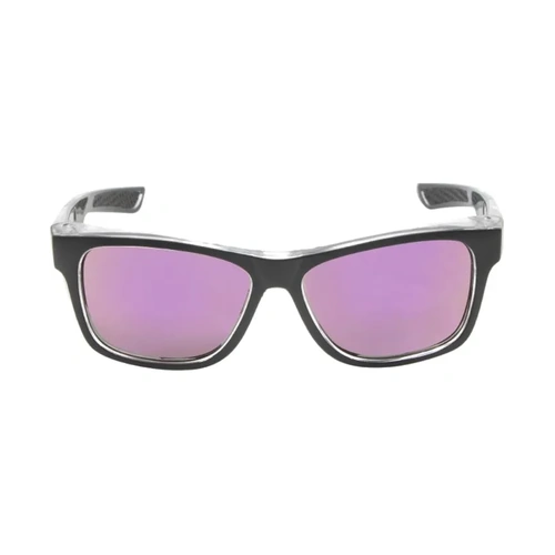 WORKWEAR, SAFETY & CORPORATE CLOTHING SPECIALISTS  - SPARKIE - Matt Black / Pink Revo Safety Glasses