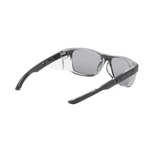 WORKWEAR, SAFETY & CORPORATE CLOTHING SPECIALISTS  - SPARKIE RSP545X MBL.SM - Matt Black Frame, Smoke Polarized Lens - Safety Polarized