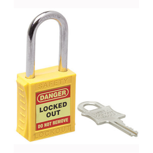 WORKWEAR, SAFETY & CORPORATE CLOTHING SPECIALISTS  - 42mm Premium Yellow Safety Lockout