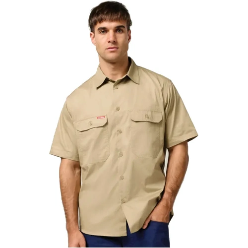 WORKWEAR, SAFETY & CORPORATE CLOTHING SPECIALISTS  - Core - Mens S/S L/weight Ventilated Shirt