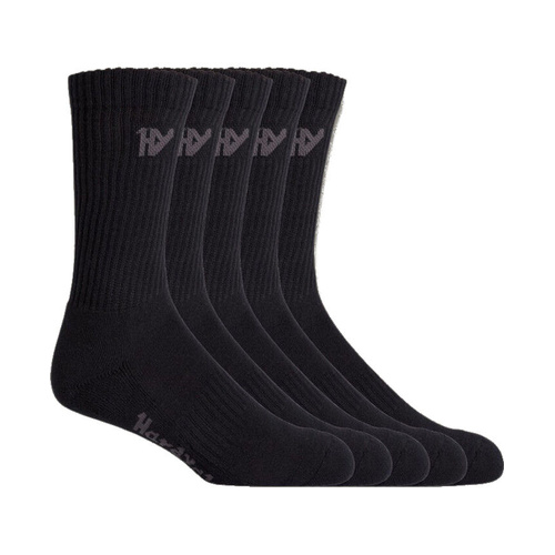 WORKWEAR, SAFETY & CORPORATE CLOTHING SPECIALISTS  - Foundations - Hy Crew Sock 5 Pack