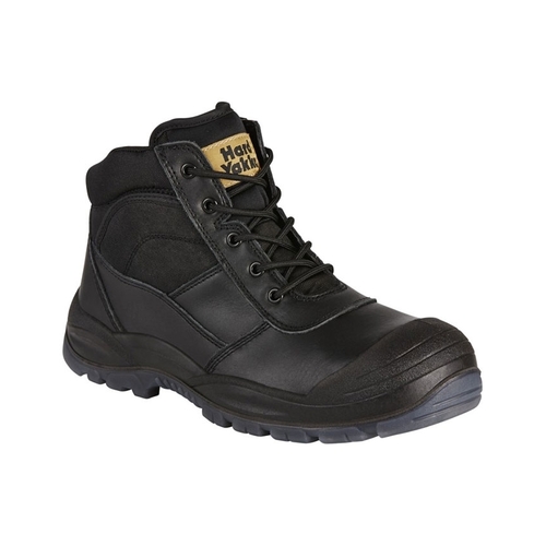 WORKWEAR, SAFETY & CORPORATE CLOTHING SPECIALISTS  - Foundations - Utility Side Zip Boot - Black