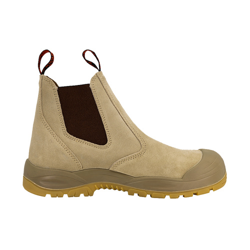 WORKWEAR, SAFETY & CORPORATE CLOTHING SPECIALISTS  - Red Collection - Gusset Boot - Sand Suede